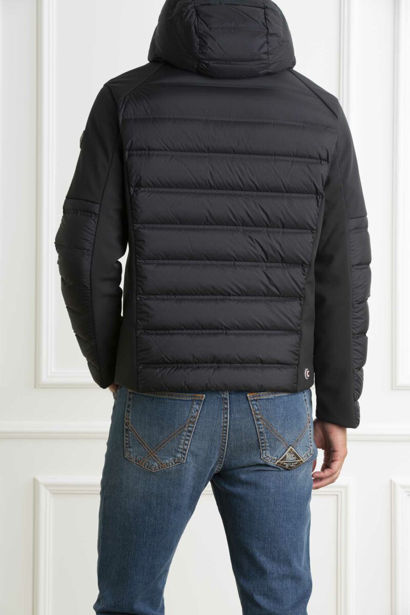 COLMAR ORIGINALS-PIUMINO BIMAT UOMO CAPPUCCIO-COL1286N1WQ NERO