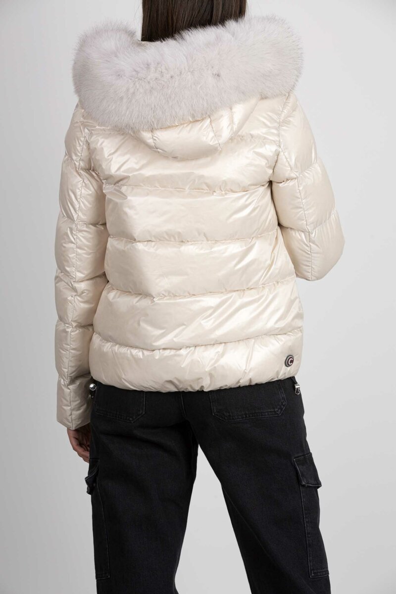 COLMAR ORIGINALS-PIUMINO CORTO CON PELLICCIA-COL2216F5WGA3 GHIACCIO