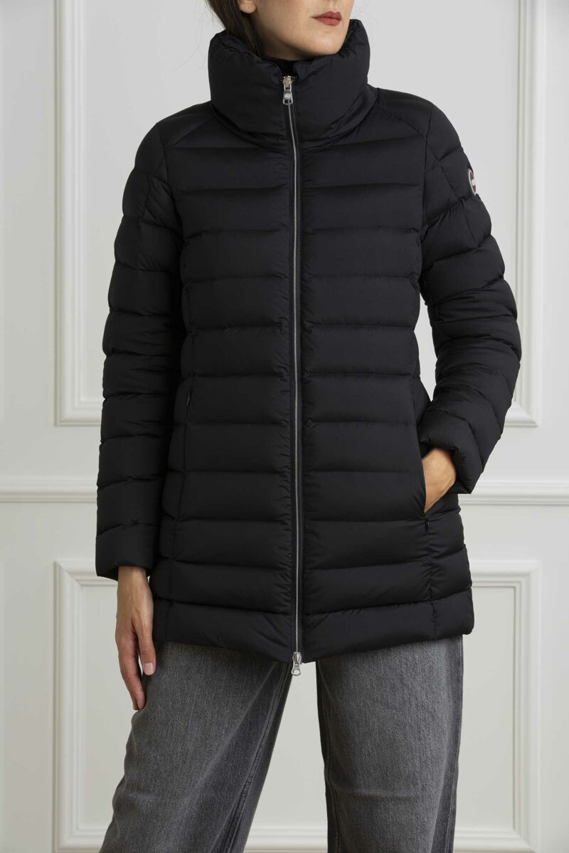 COLMAR ORIGINALS-PIUMINO MEDIO STRECH DONNA-COL22402SEA24 NERO