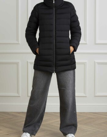COLMAR ORIGINALS-PIUMINO MEDIO STRECH DONNA-COL22402SEA24 NERO