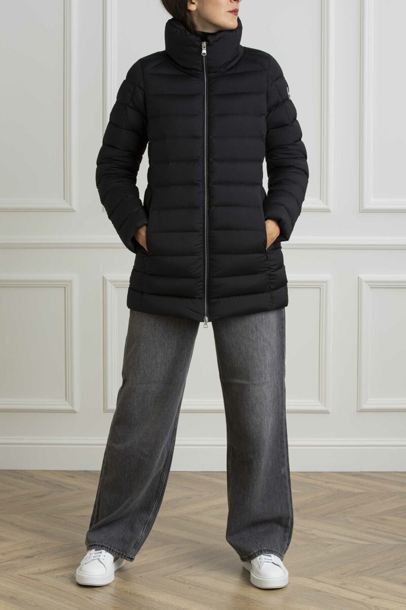 COLMAR ORIGINALS-PIUMINO MEDIO STRECH DONNA-COL22402SEA24 NERO