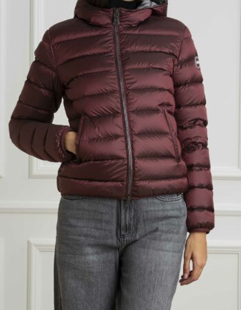 COLMAR ORIGINALS-PIUMINO CORTO CAPPUCCIO DONNA-COL2286N2Y0 BRUNETTE