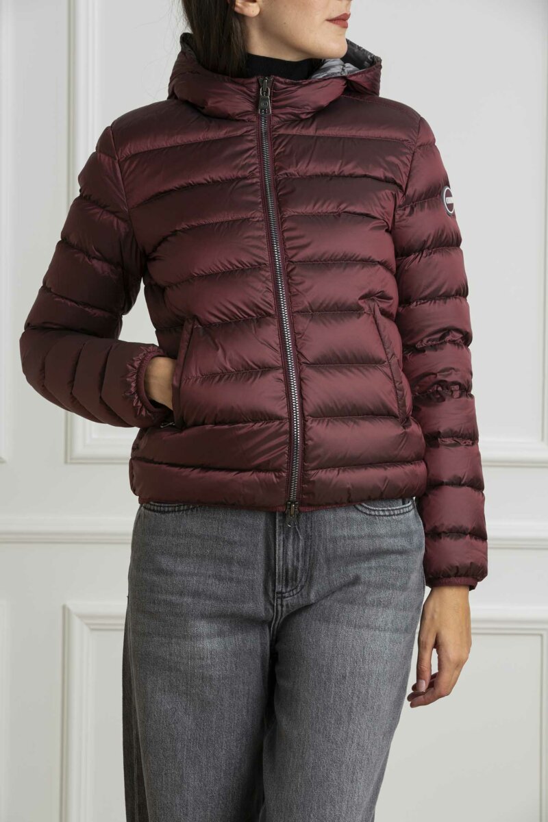 COLMAR ORIGINALS-PIUMINO CORTO CAPPUCCIO DONNA-COL2286N2Y0 BRUNETTE