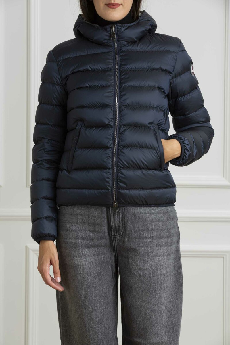 COLMAR ORIGINALS-PIUMINO CORTO CAPPUCCIO DONNA-COL2286N2Y0 NAVY