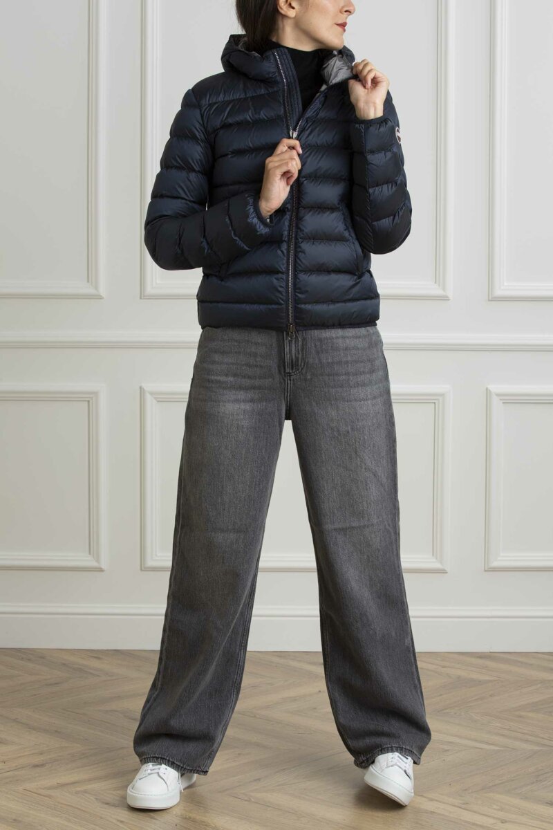COLMAR ORIGINALS-PIUMINO CORTO CAPPUCCIO DONNA-COL2286N2Y0 NAVY