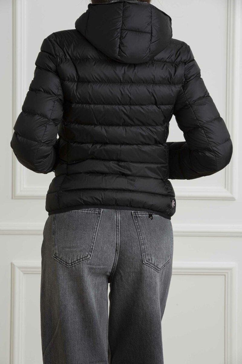 COLMAR ORIGINALS-PIUMINO CORTO CAPPUCCIO DONNA-COL2286N2Y0 NERO
