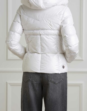 COLMAR ORIGINALS-PIUMINO CORTO LACCATO-COL22958XVA24 BIANCO