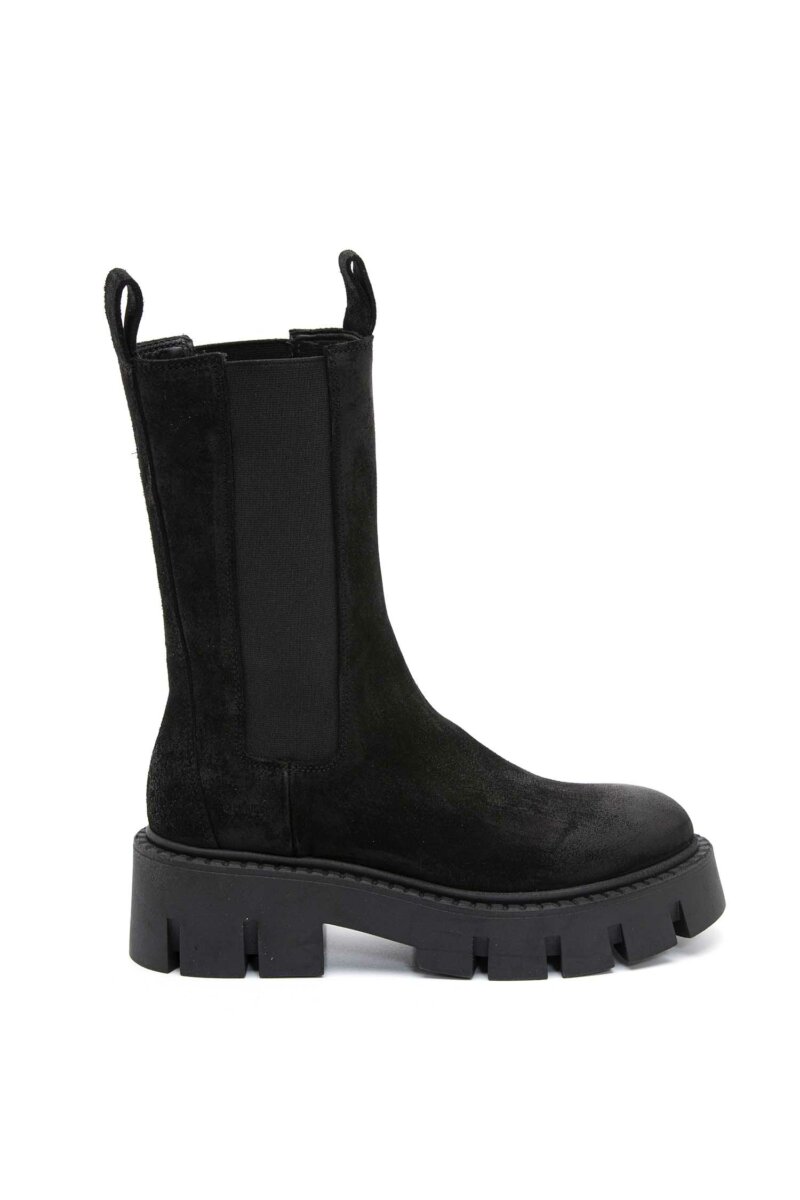 COPENHAGEN-CPH BOOTS WAXED SUEDE-COP0139WSBK BLACK