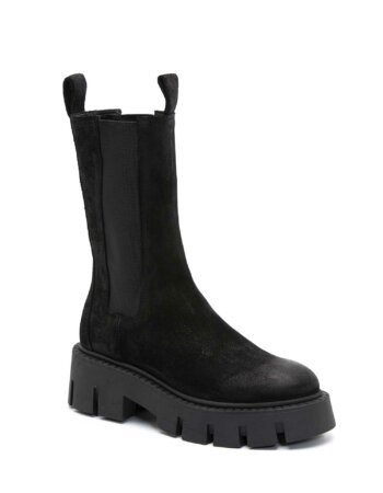 COPENHAGEN-CPH BOOTS WAXED SUEDE-COP0139WSBK BLACK