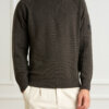 CP COMPANY-MAGLIA GIROCOLLO LAMBSWOOL GRS-CPCMKN047A110149A OLIVA