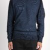 CP COMPANY-MAGLIA GIRO FLEECE-CPKN197A006170AA3 RIVIERA