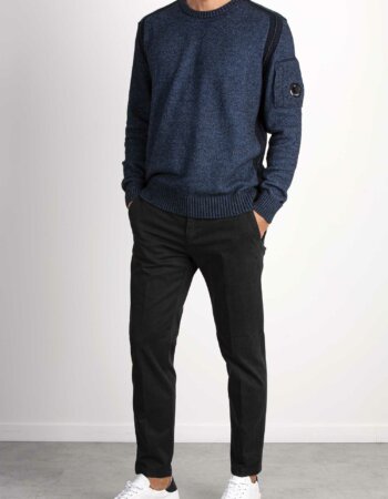 CP COMPANY-MAGLIA GIRO FLEECE-CPKN197A006170AA3 RIVIERA