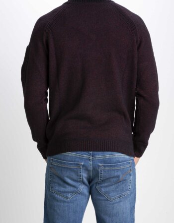 CP COMPANY-MAGLIA TURTLE NECK IN FLEECE-CPKN199A006170A ROYAL