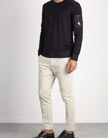 CP COMPANY-MAGLIA GIRO MERINO-CPKN245A003247F ECLIPSE