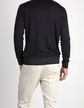 CP COMPANY-MAGLIA GIRO MERINO-CPKN245A003247F ECLIPSE