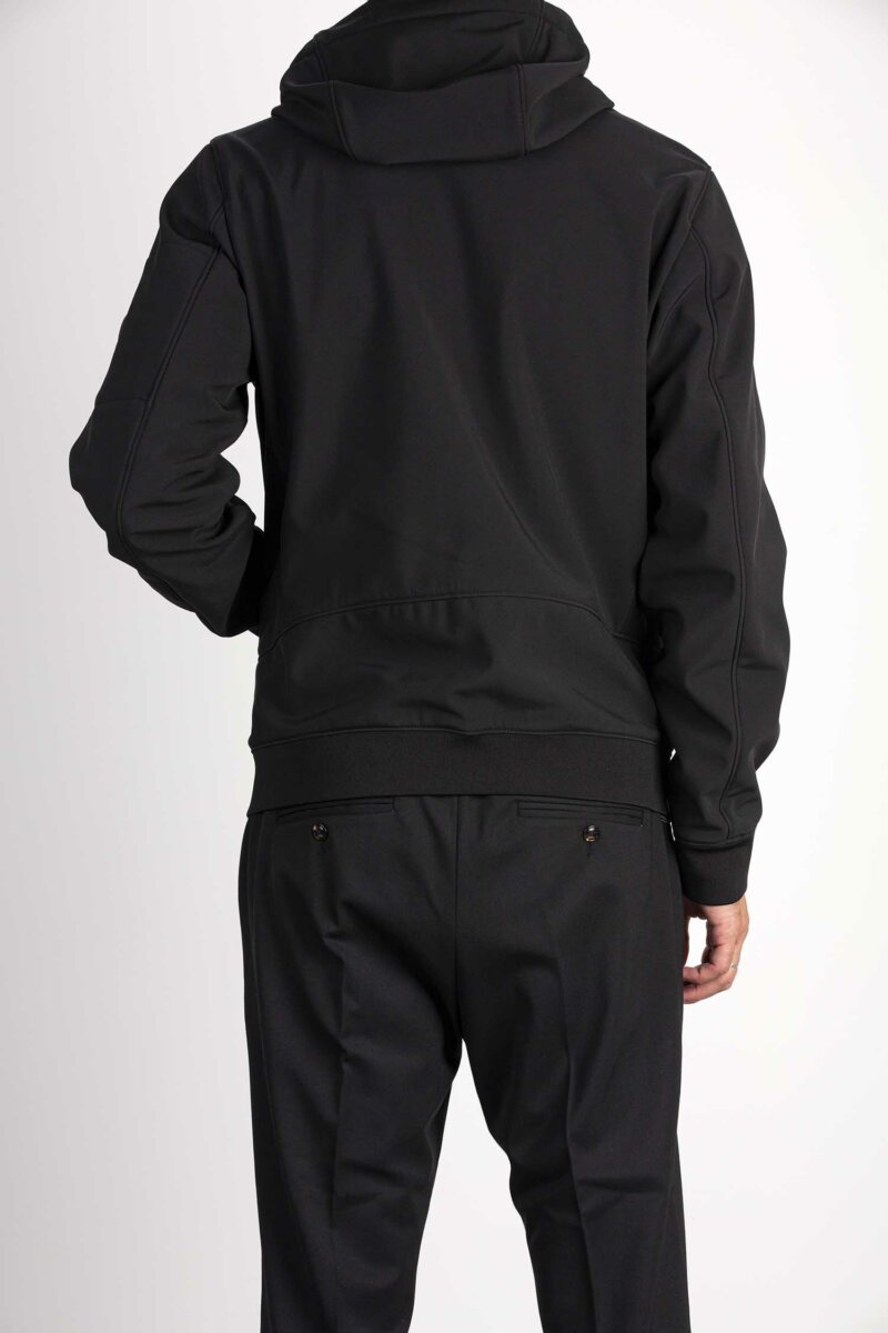 CP COMPANY-GIUBBINO SHELL-R HOOD-CPOW003A006097AA3 NERO