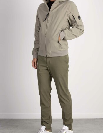 CP COMPANY-GIUBBINO SHELL-R HOOD-CPOW003A006097AA3 SILVER