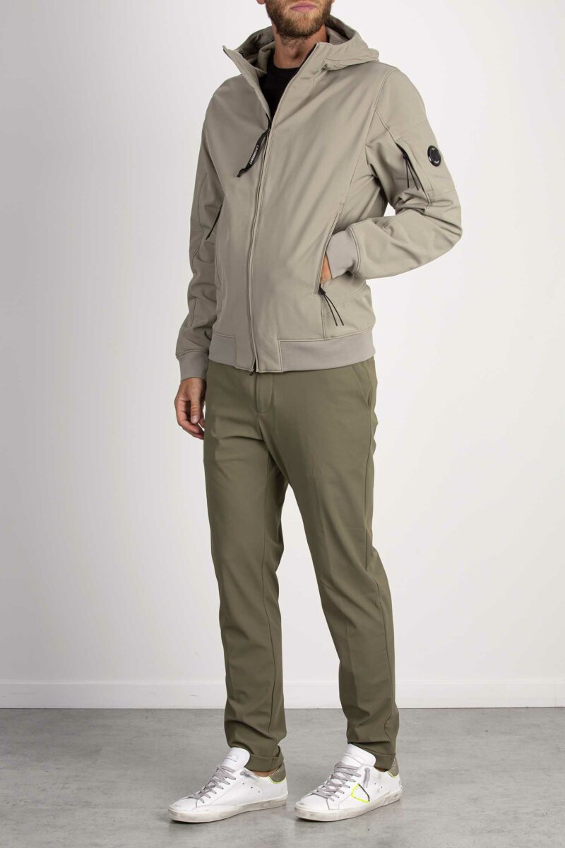 CP COMPANY-GIUBBINO SHELL-R HOOD-CPOW003A006097AA3 SILVER