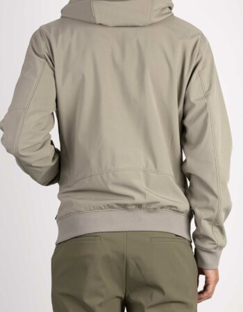 CP COMPANY-GIUBBINO SHELL-R HOOD-CPOW003A006097AA3 SILVER