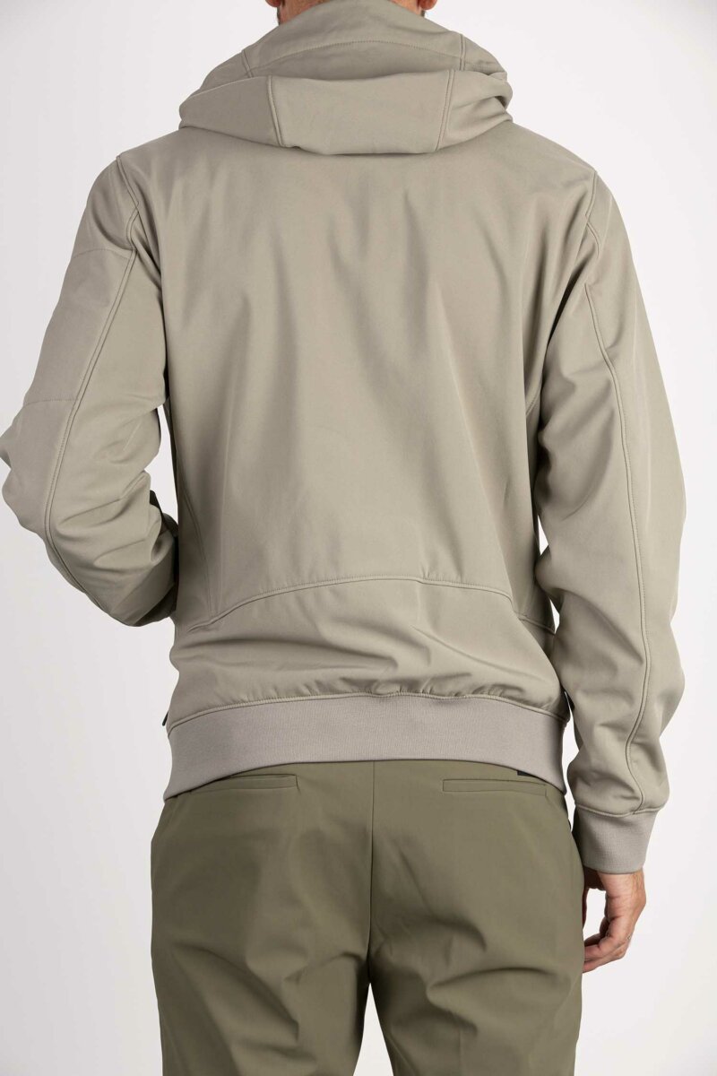 CP COMPANY-GIUBBINO SHELL-R HOOD-CPOW003A006097AA3 SILVER