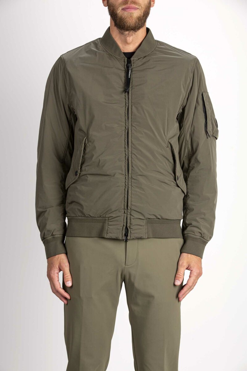 CP COMPANY-GIUBBINO NYCRA-R BOMBER-CPOW249A005864G OLIVA
