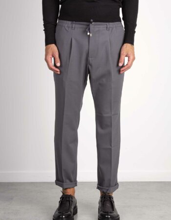 CRUNA-PANTALONE LANA TECNICA-CRUMITTE1215 GRIGIO