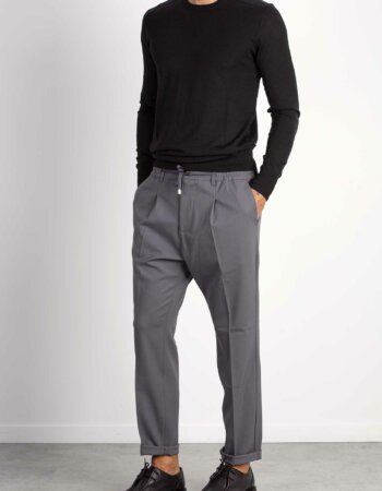 CRUNA-PANTALONE LANA TECNICA-CRUMITTE1215 GRIGIO