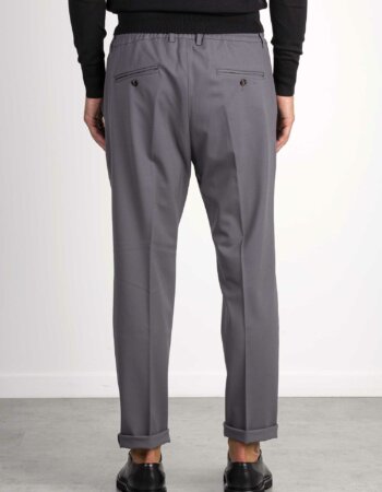 CRUNA-PANTALONE LANA TECNICA-CRUMITTE1215 GRIGIO