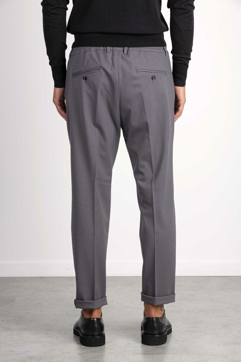 CRUNA-PANTALONE LANA TECNICA-CRUMITTE1215 GRIGIO
