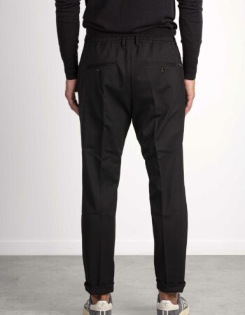 CRUNA-PANTALONE LANA TECNICA-CRUMITTE1215 NERO