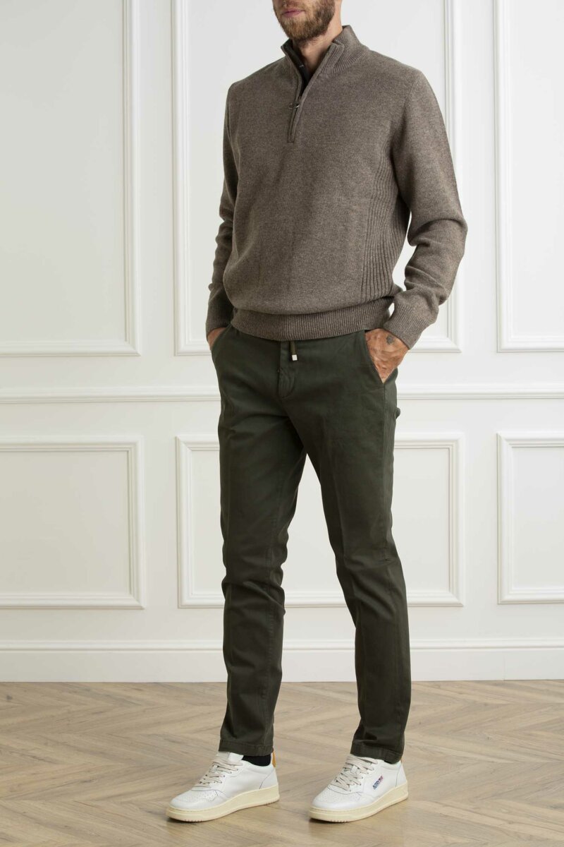 CRUNA-PANTALONE SOLFERINO 1400-CRUSOLFERINO1400 MILITARE