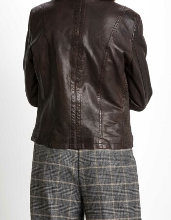 D'AMICO-BOMBER IN PELLE-DADGD0118 MORO