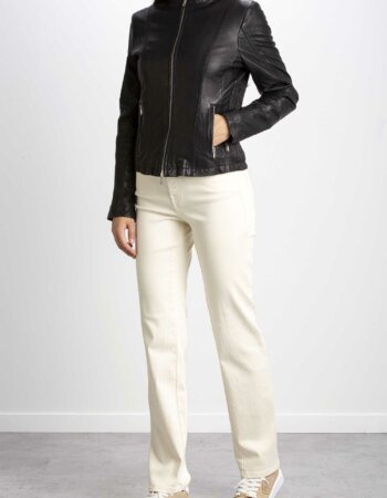 D'AMICO-BOMBER IN PELLE-DADGD0118 NERO