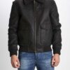 D'AMICO-MONTONE IN PELLE RUSTY-DADGU0457 NERO