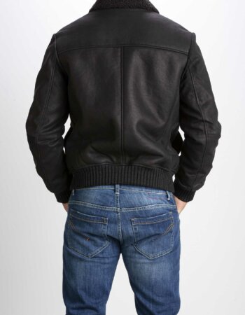 D'AMICO-MONTONE IN PELLE RUSTY-DADGU0457 NERO
