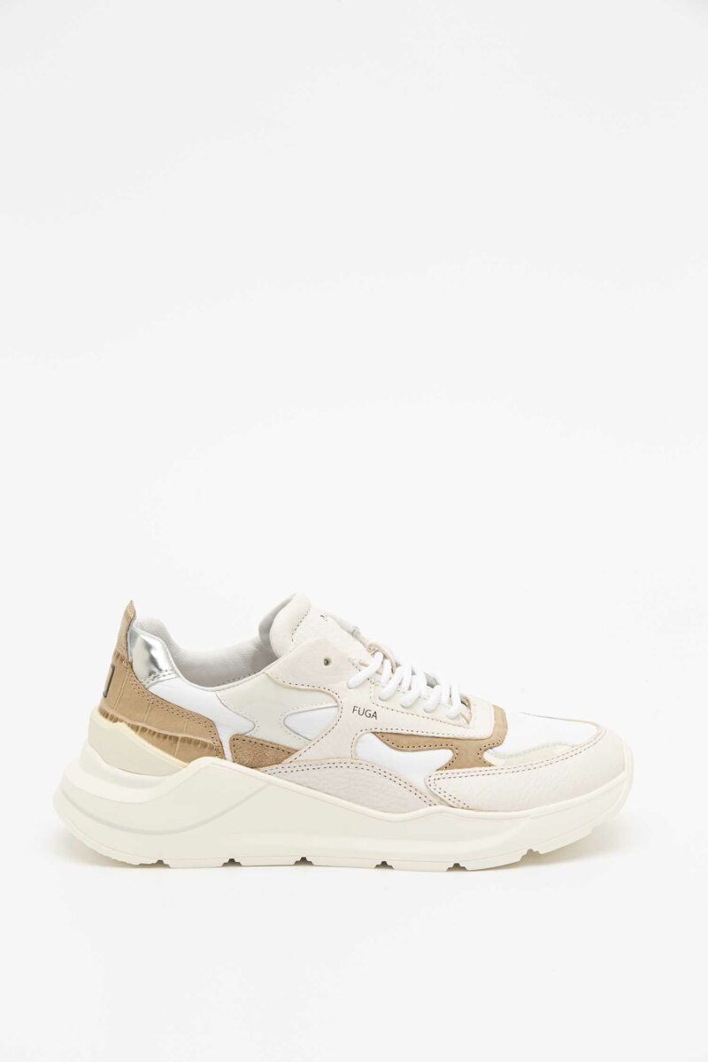 D.A.T.E.-SCARPA FUGA NATURAL-DATEW391FGNTWH WHITE