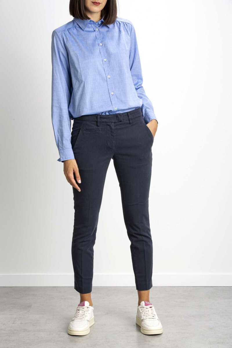 DONDUP-PANTALONE PERFECT-DDDP066GS0049BM5 BLU
