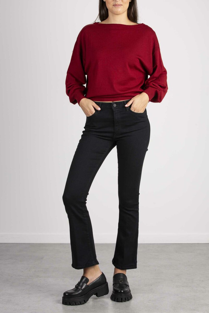 DONDUP-JEANS DONNA MANDY NERO A27-DDDP449DSE315D NERO