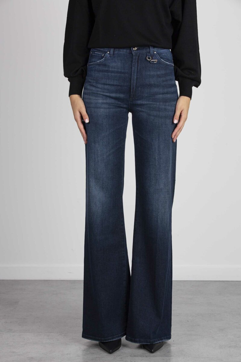 DONDUP-JEANS DONNA AMBER GD6-DDDP619PDS0265D DENIM