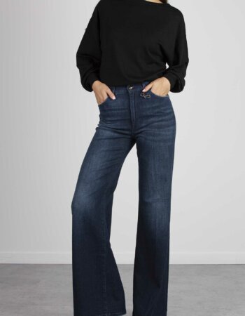 DONDUP-JEANS DONNA AMBER GD6-DDDP619PDS0265D DENIM