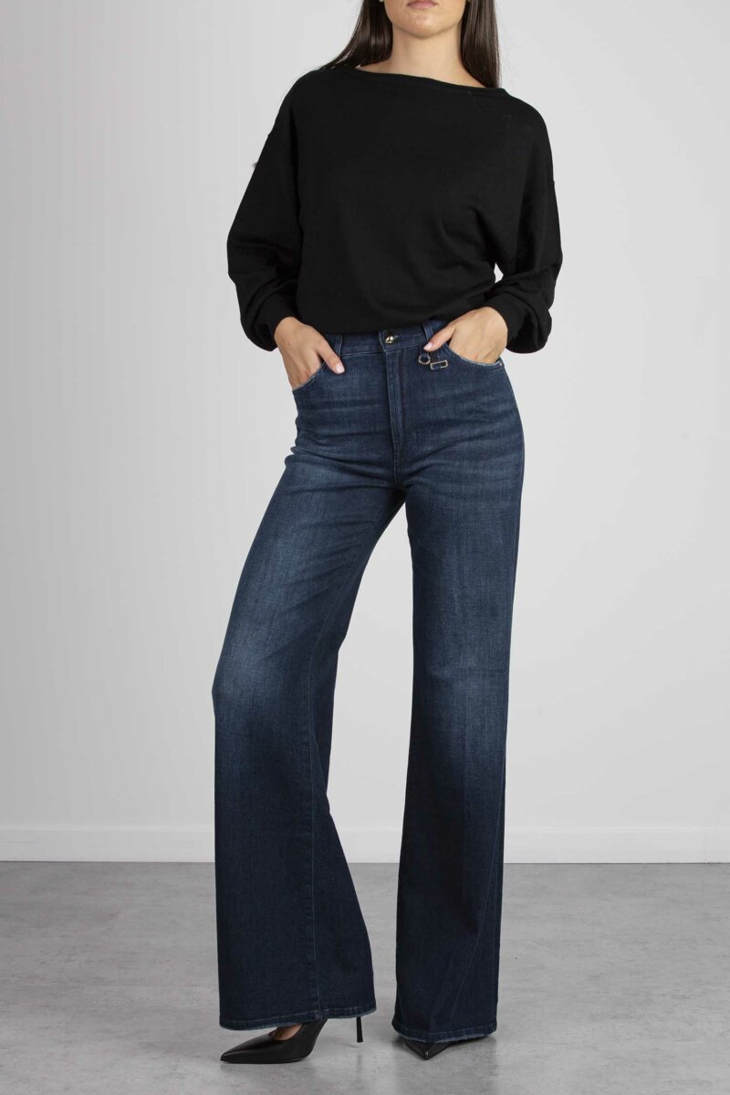 DONDUP-JEANS DONNA AMBER GD6-DDDP619PDS0265D DENIM