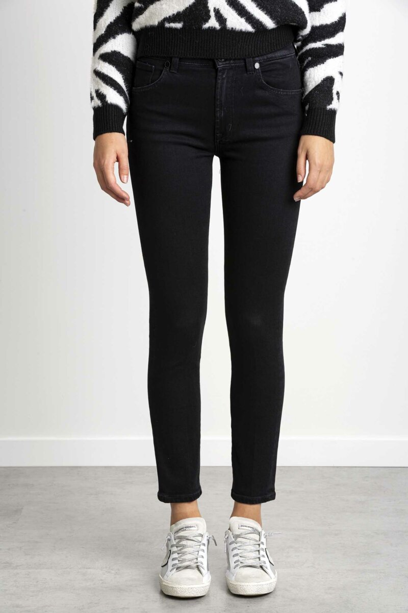 DONDUP-PANT.DAILA BOT RIV GIOIE-DDDP651DSE249DL1W NERO