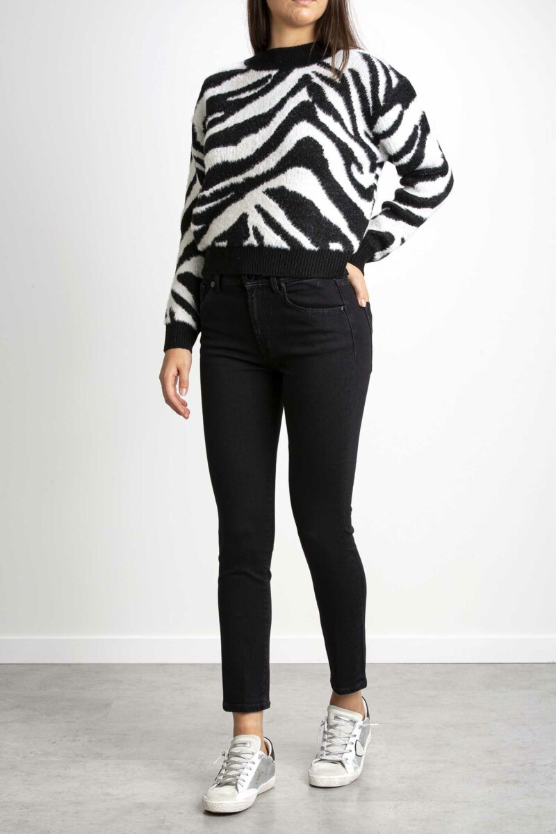DONDUP-PANT.DAILA BOT RIV GIOIE-DDDP651DSE249DL1W NERO