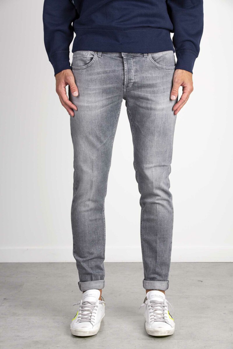 DONDUP-JEANS GEORGE GRIGIO GU1-DDUP232DSE318U GRIGIO