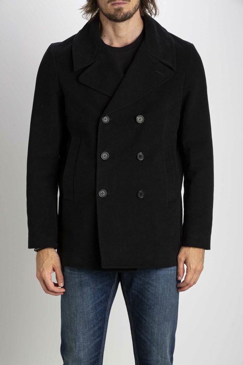 DEPARTMENT FIVE-PEACOAT BRIGHTON-DFUC012452TF0145 NERO