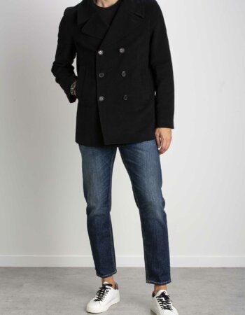 DEPARTMENT FIVE-PEACOAT BRIGHTON-DFUC012452TF0145 NERO
