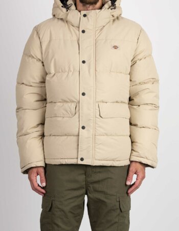 DICKIES-GIUBBINO GLACIER VIEW PUFFER-DICDK0A4Y3W CREAM