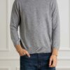 DIKTAT-MAGLIA GIRO LANA CASMIRE-DK77043 GRIGIO