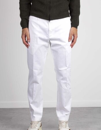 DEPARTMENT FIVE-PANTALONE OFF CHINOS CLASSIC-DPUP0071TS0061 BIANCO