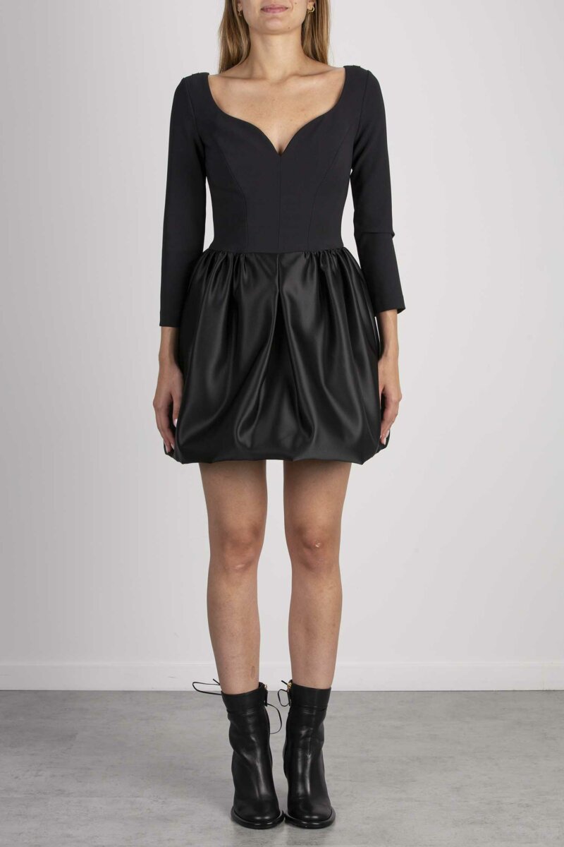 ELISABETTA FRANCHI-ABITO CORTO-EFAB40636E2 NERO